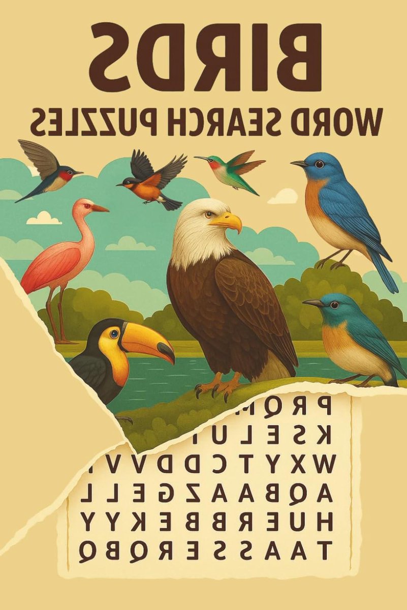 Woordzoekers Puzzelboek - Vogel Puzzels - Ontspanning Thuis - Grote Letters - 110 Pagina's - Paperback