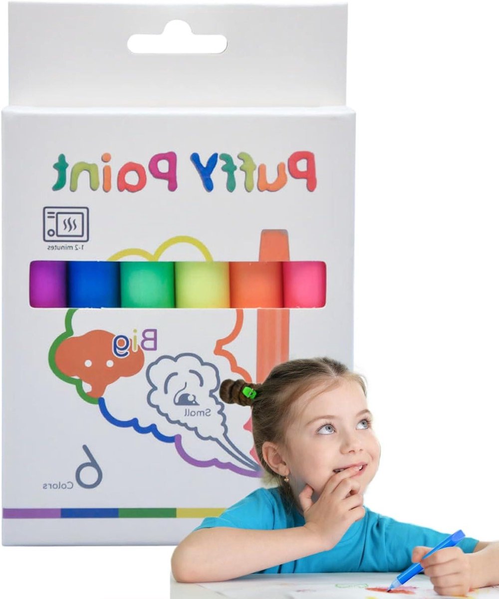 3D Schilderstiften - Bubbel Pennen - Creatief Knutselen - Lichaamsveilig Formule - 6 Stuks - Meerkleurig