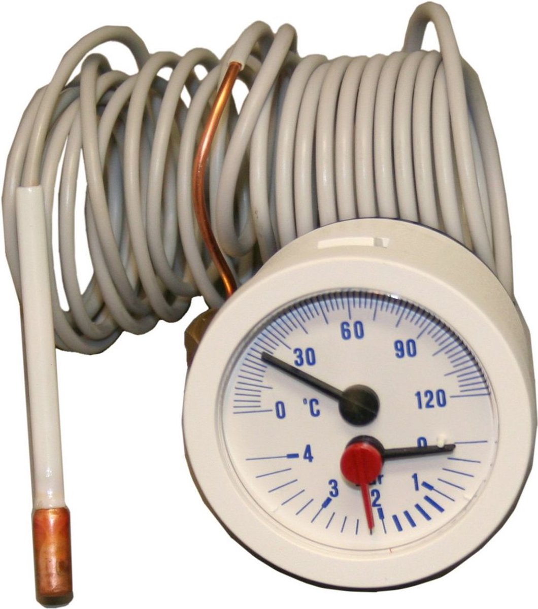 Nefit/Bosch Temperatuur-drukmeter t.b.v. Ecomline en Turbo (79021)