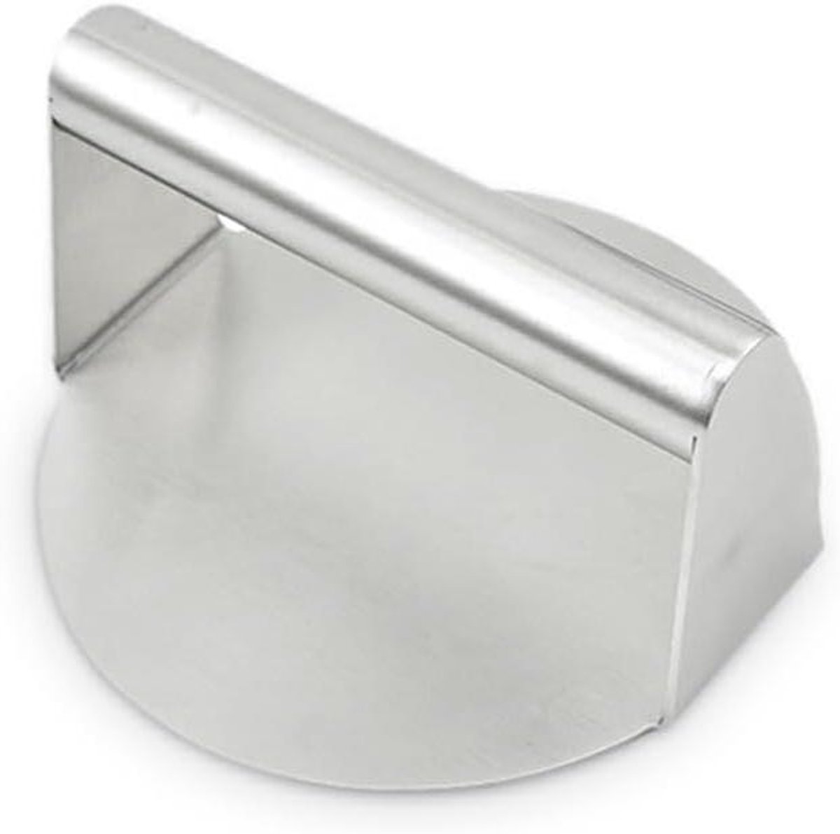 Vleespers RVS - Burger Maker - Burgers Maken - Antiaanbaklaag - 14.8 cm - Zilver