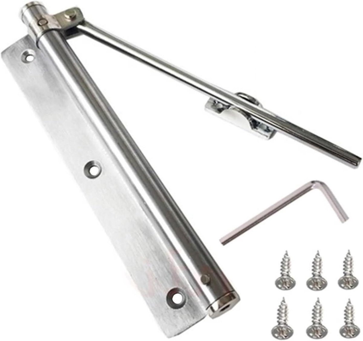 Deurdranger - Automatische Deurcloser - Deuren Sluiten - Verstelbare Snelheid - Tot 45kg - Metaal