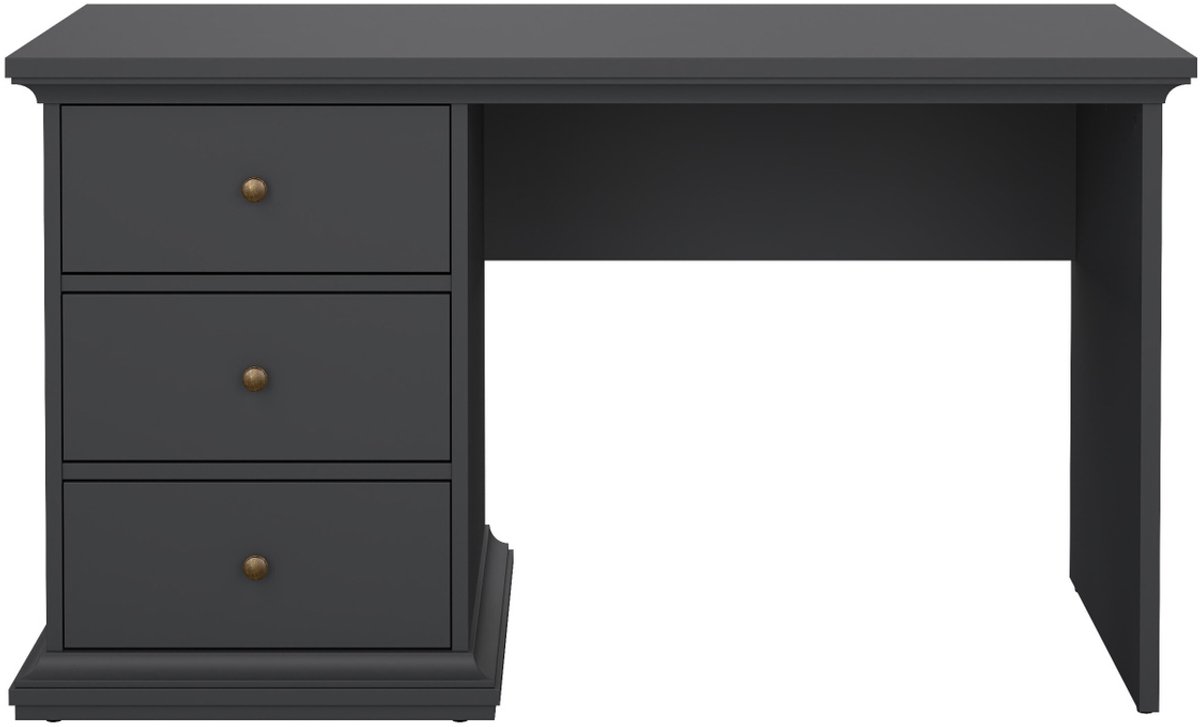 Giga Living Bureau Paris - Grijs - 130x60x75cm