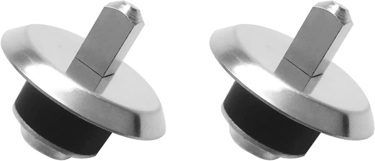 Koppeling Stud - Onderdeel - Apparaat Reparatie - Specifieke Pasvorm - 2 Stuks - Zilverkleurig