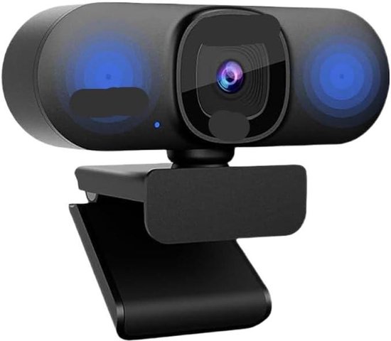 USB Webcam - Computercamera HD - Videoconferenties Streamen - Plug en Play - 1080p 60fps - Zwart