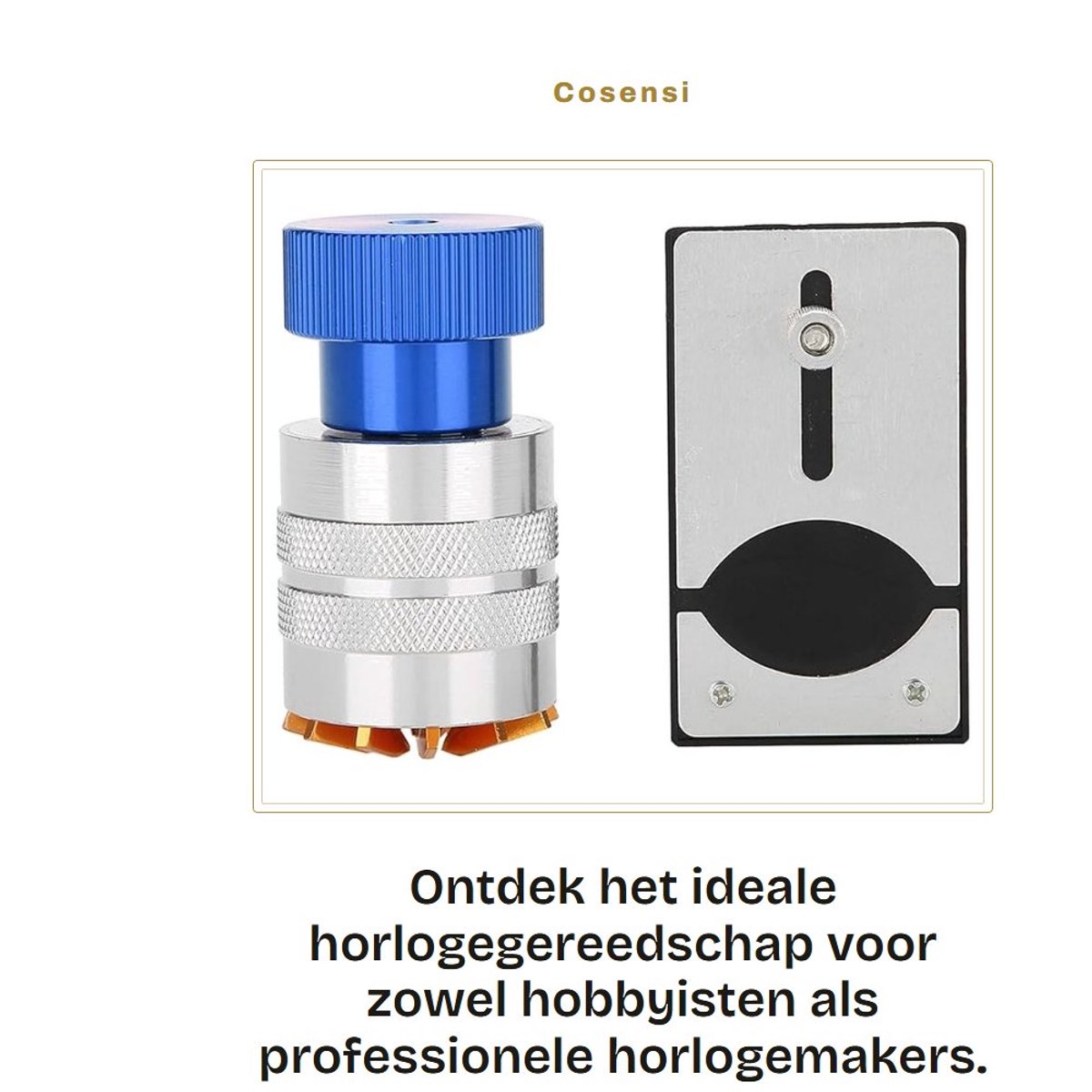Dailygoods- Horlogegereedschap - Kunststof Sleutelopener - Gereedschap voor Horlogemakers - Horlogereparatie - Accessoires - Lichte Schouderriem