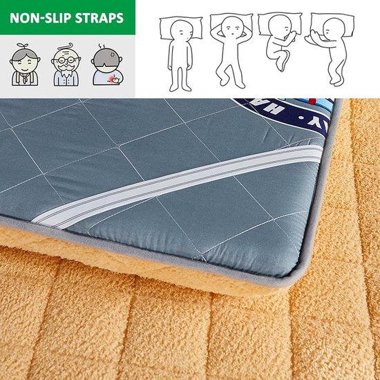 Tatami Matras - Vloermatras Futon - Comfortabel Slapen - Ergonomische Ondersteuning - Voor Vol Bed - A — afbeelding 5