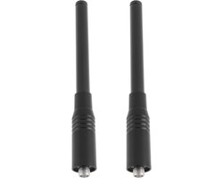 2x Telescopische Dual-band Gain Antenne NA-773 SMA Vrouwelijke Connector Compatibel met Baofeng UV-5R UV-B5 82 Radio