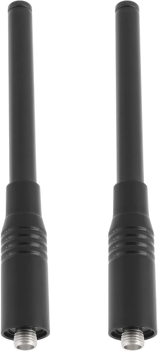 2x Telescopische Dual-band Gain Antenne NA-773 SMA Vrouwelijke Connector Compatibel met Baofeng UV-5R UV-B5 82 Radio