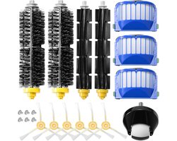 20-delige vervangingsset serie 600 - accessoires voor iRobot Roomba serie 600, 605, 606, 610, 615, 620, 625, 630, 632, 639, 650, 660, 671, 675, 681, 696, filters en borstels 600 - reserveonderdelen