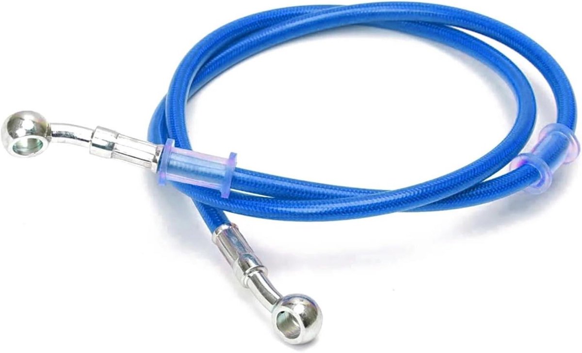 Remleiding Slang - Hydraulische Leiding - Voertuig Onderhoud - Corrosiebestendig Materiaal - 400-2400mm Lengte - Blauw
