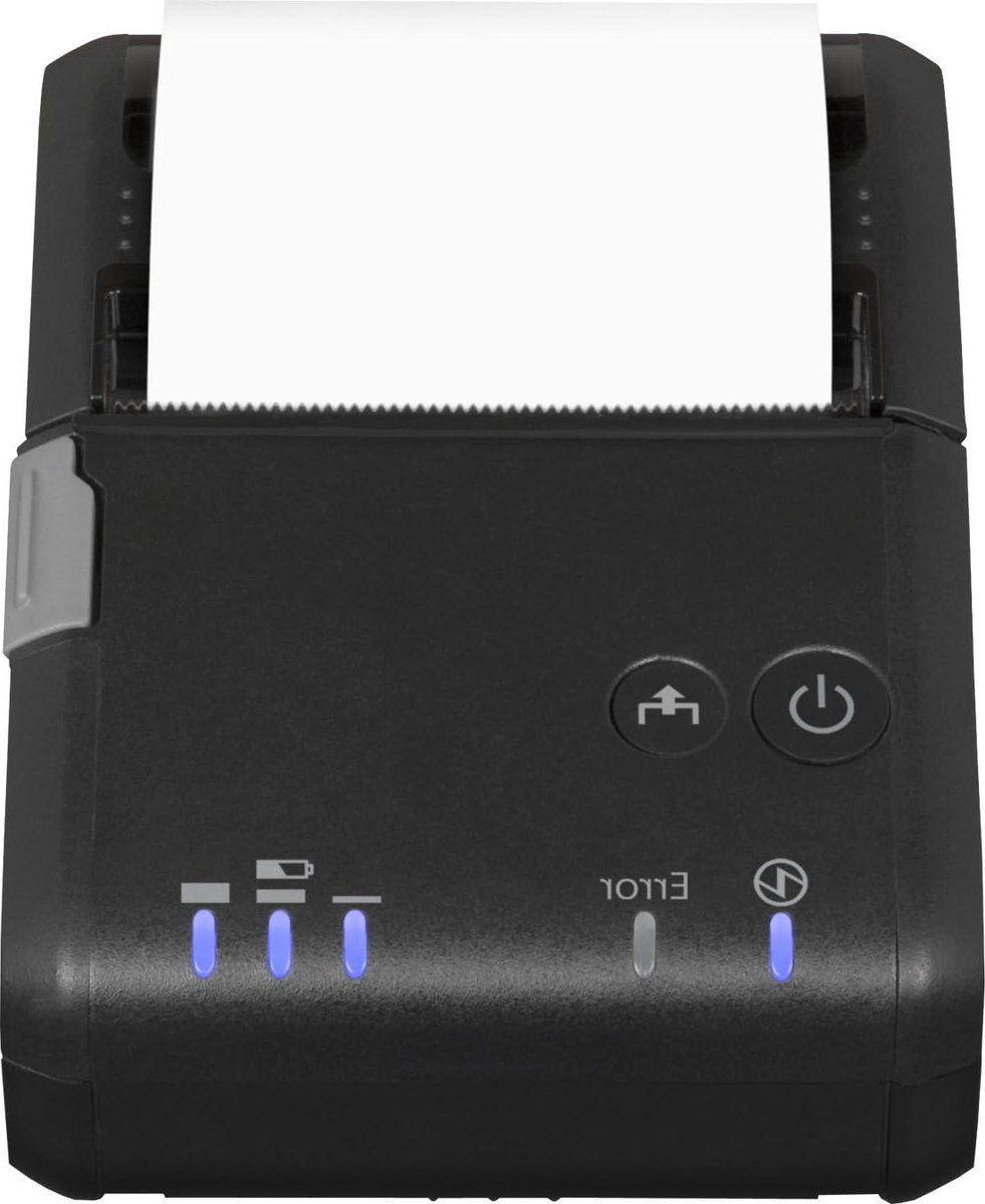Mobiele Printer - Bon Printer - Onderweg Printen - Compact Ontwerp - 58mm Papierbreedte - Zwart