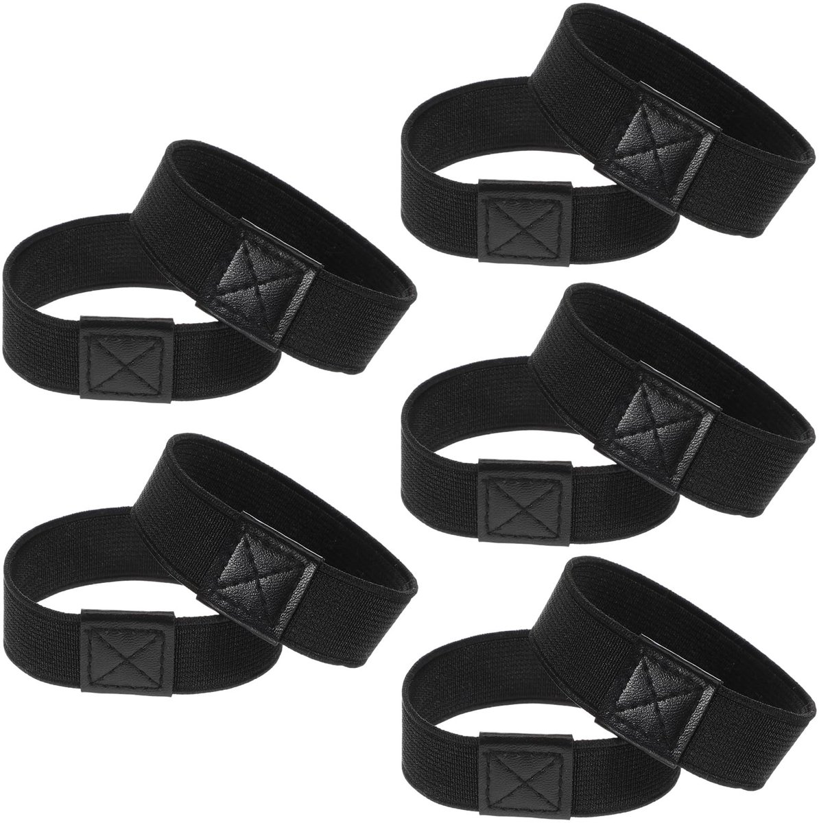 Dailygoods - 5 Paar Veters Fixeerbanden voor Voetbalschoenen