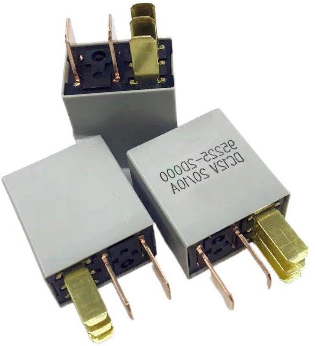 Startrelais Auto - Relais 12V - Voertuigonderhoud - Hoge Betrouwbaarheid - 12V 20A - Zwart