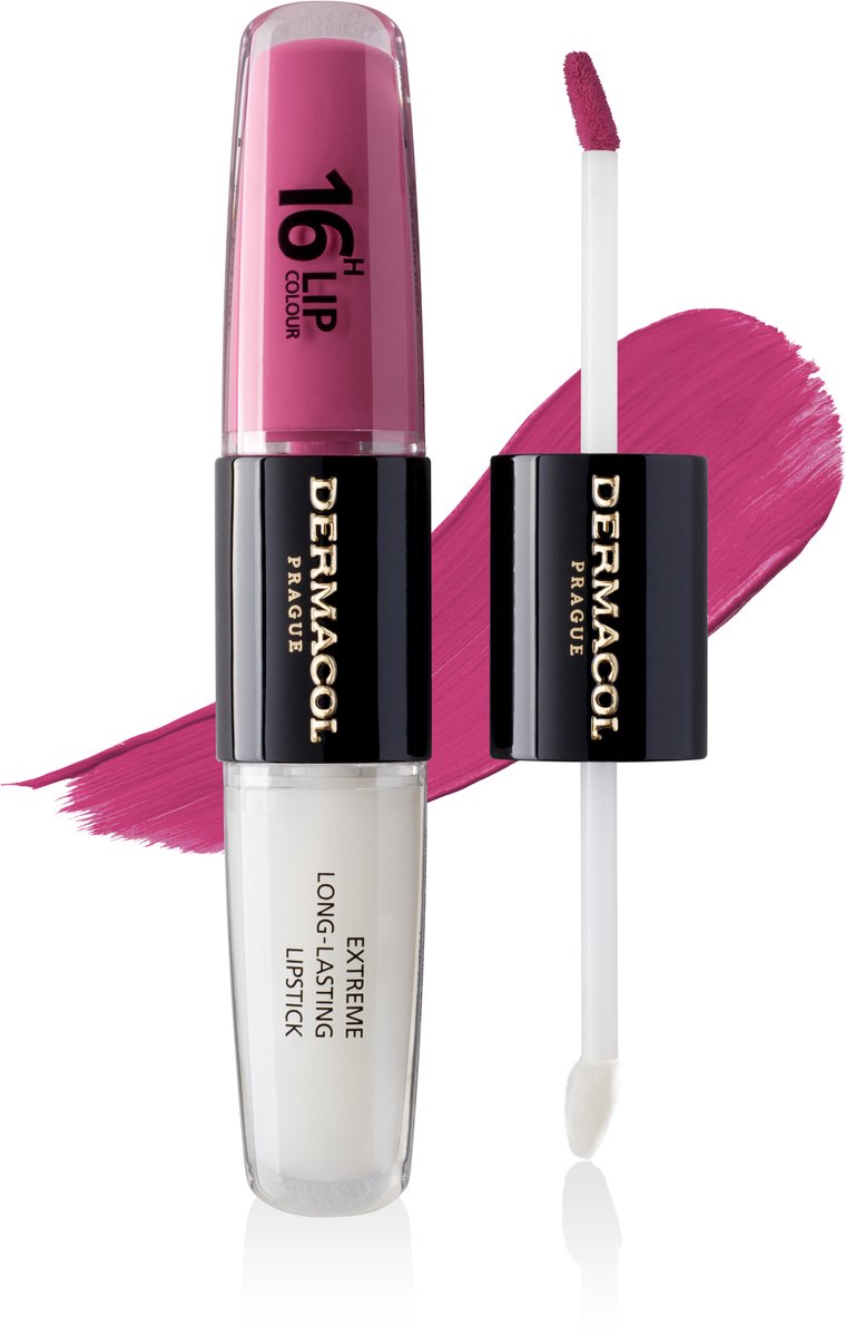 Dermacol 16-Uur Liptint - Hoogwaardige Lipgloss - Kusvast - Rood - Vochtinbrengend en Langdurig