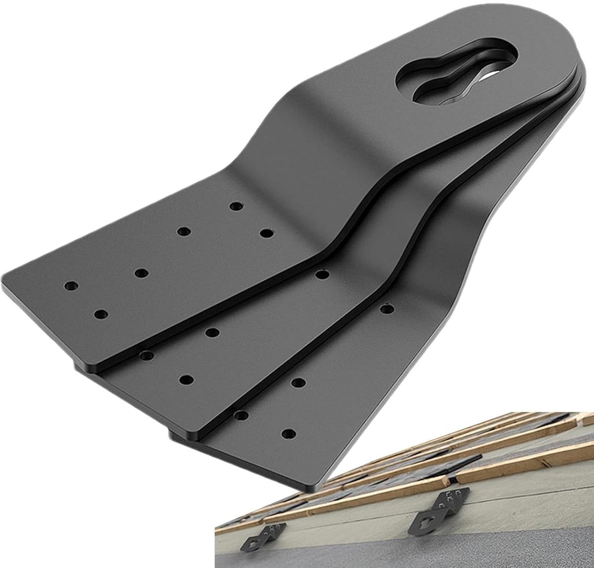 Dakanker Clips - Veiligheid Ankers - Werk op Hoogte - Sterke Aluminium Legering - 3 Stuks 