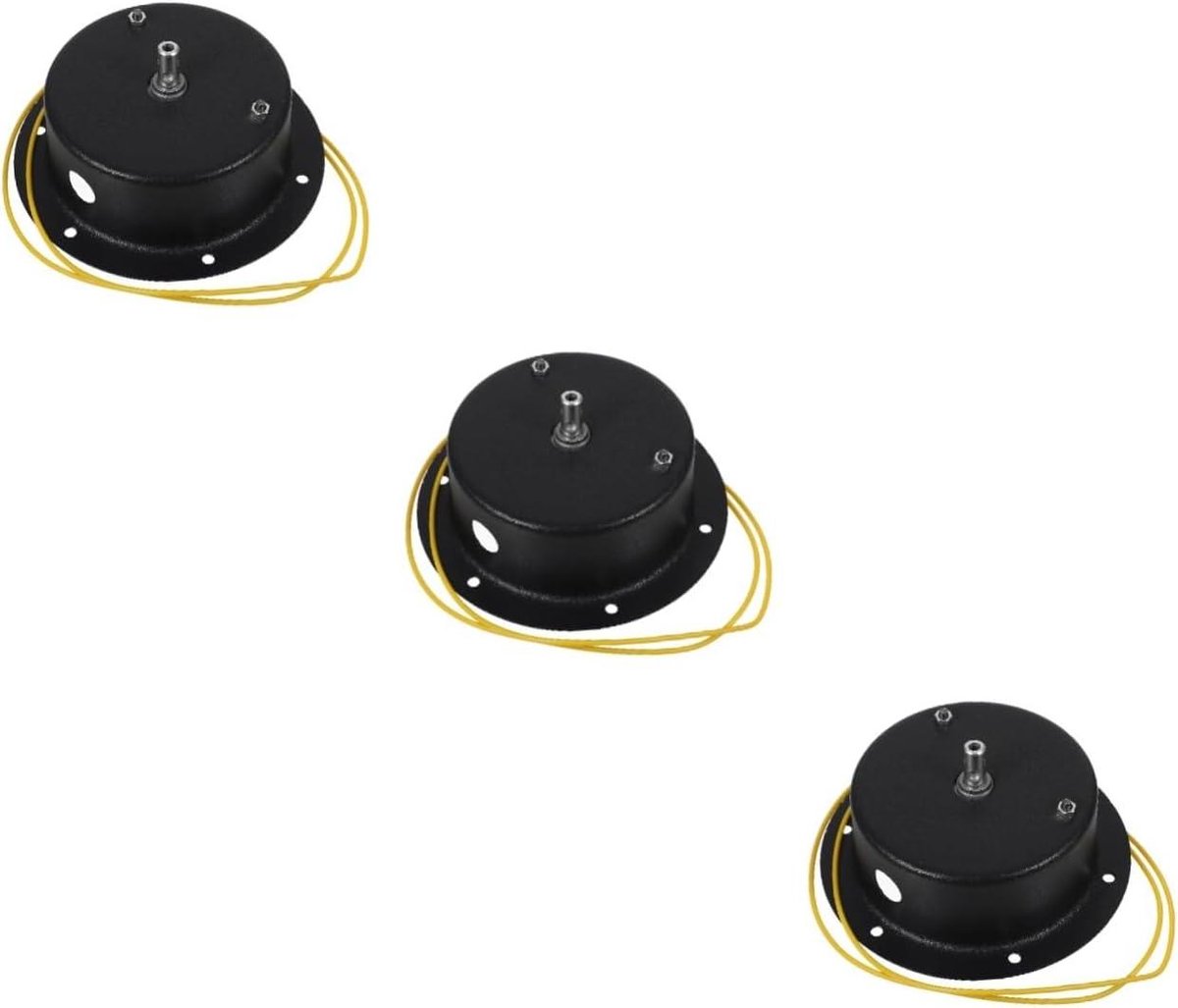 Motor voor Spiegelbol - Roterende Motor - Feestverlichting Draaien - Heavy Duty Ontwerp - 3 Stuks - Zwart