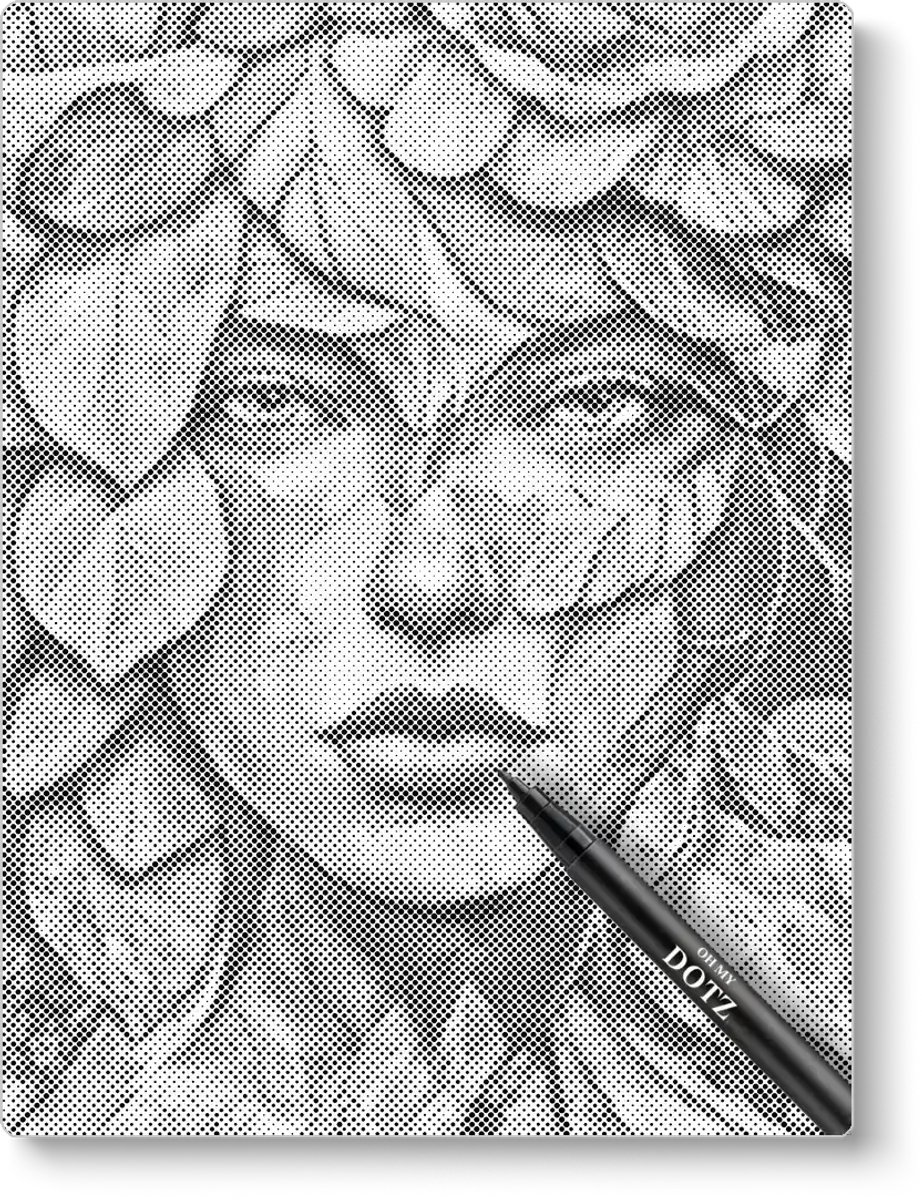 Botanische Vrouw | Dot painting | 40x50cm | Dot painting | Oh My Dotz | Dots stippen | Diamond painting & Schilderen op nummer alternatief | Happy hobby