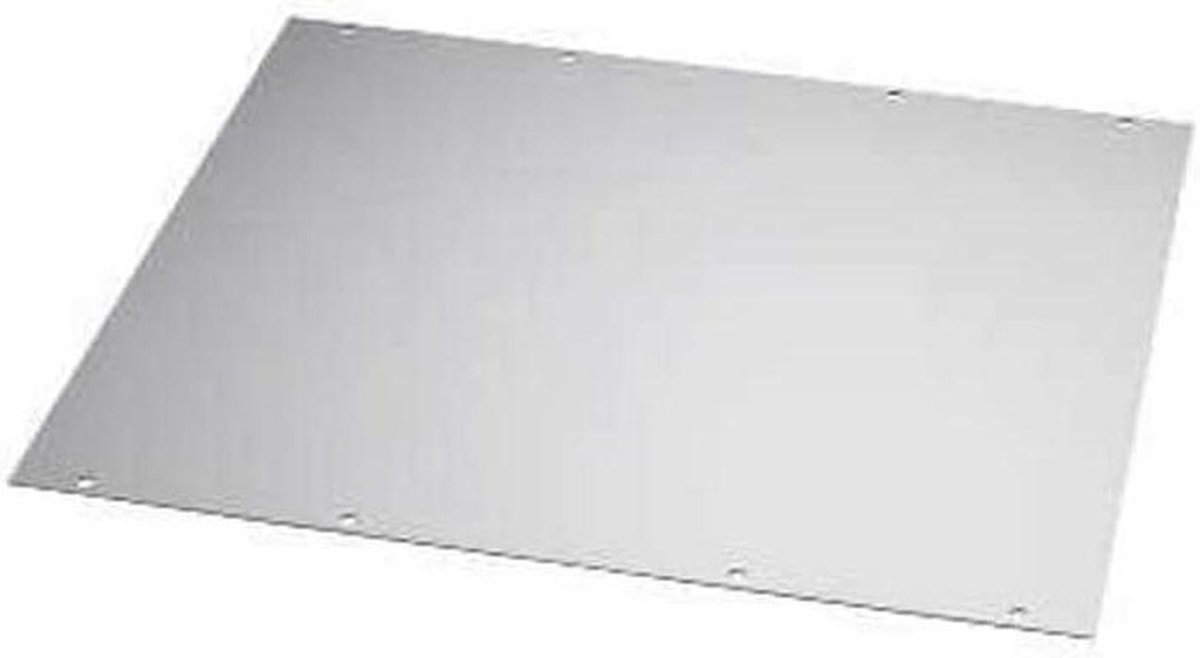 Blind Plaat - Afdekplaat Diaphragm Plate - Kast Afwerken - Aluminium 3mm - 12U - Onbehandeld