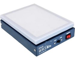 Verwarmingsstation - LCD Scheider - Telefoon Reparatie - Constante Temperatuur - 210x160mm - Zwart