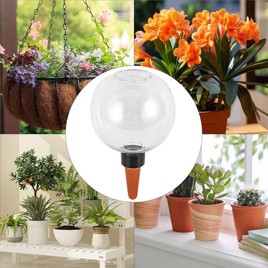 Bollen voor irrigatie, waterballonnen voor kamerplanten, irrigatieapparaten voor planten, automatisch irrigatieapparaat voor balkon, binnen, voor bloempotten — afbeelding 4