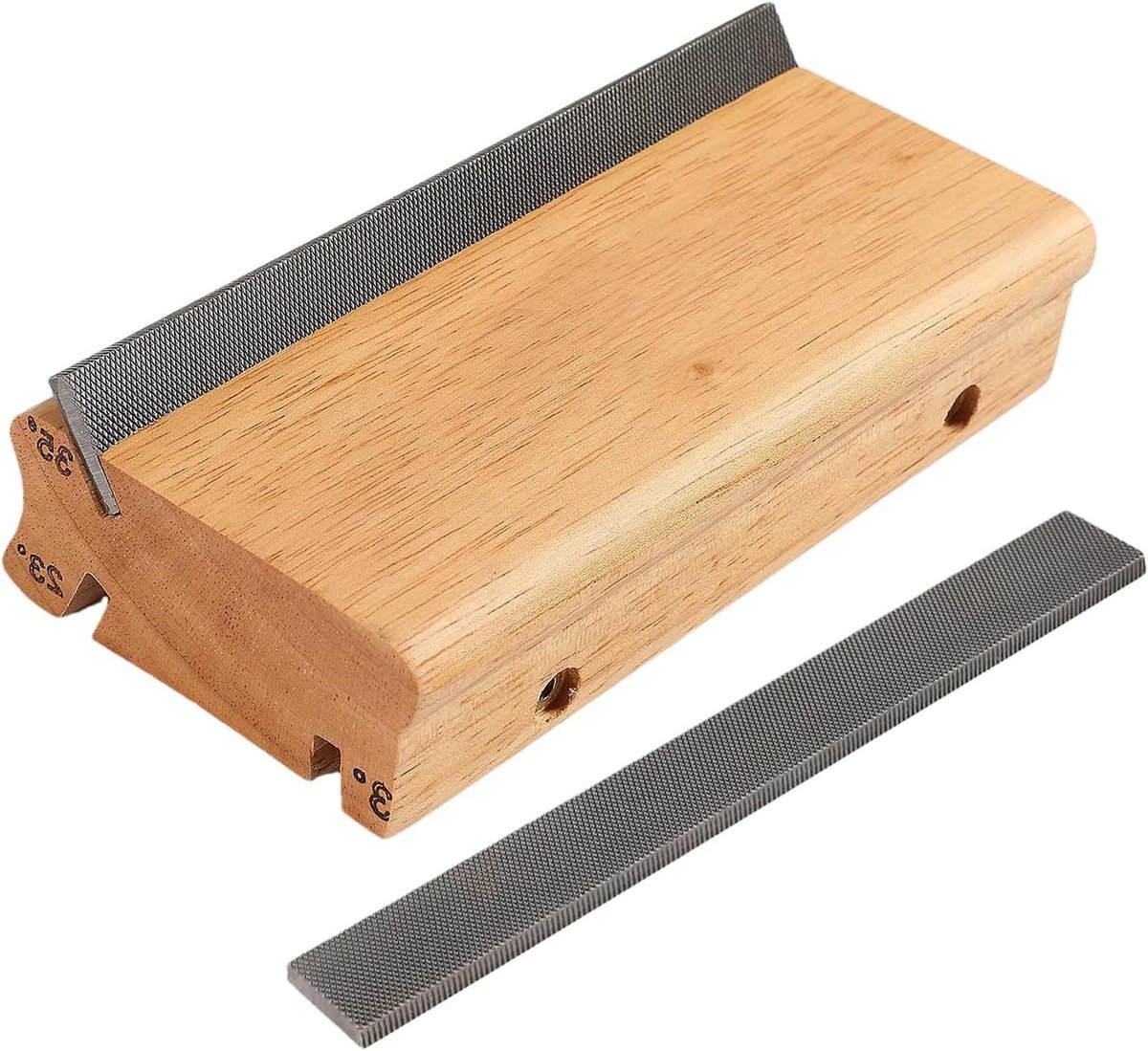 Fret Vijl - Gitaar Onderhoud - Instrument Reparatie - Multi-hoek Compatibel - 1 Stuk - Houtkleur