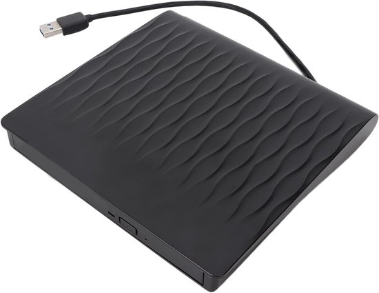 Externe CD DVD Drive - Draagbare Brander - Data Archiveren - USB 3.0 Snelheid - Compact Ontwerp - Zwart — afbeelding 3