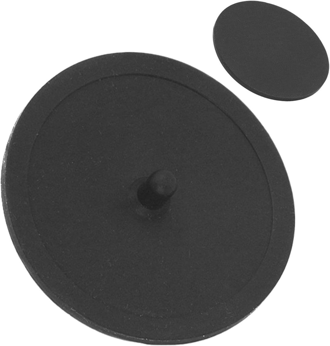 Koffiezetapparaat Schijf - Blindfilter Rubber - Koffie Onderhoud - Slijtvast Materiaal - 5 cm Diameter - Zwart