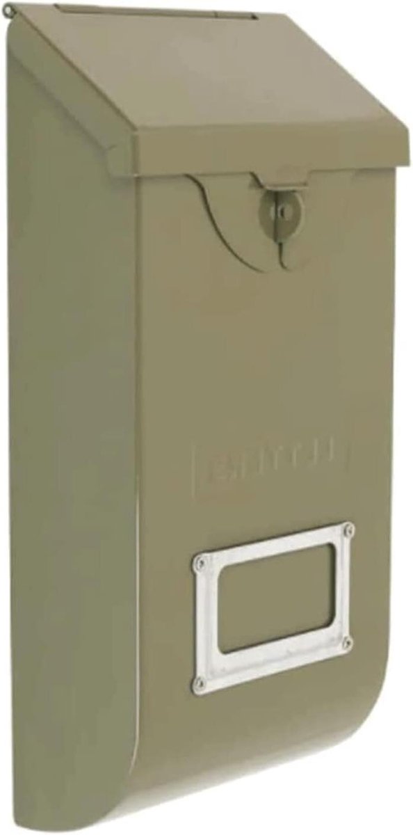 Brievenbus - Postbus Pakketbox - Post Ontvangen - Afsluitbaar Wandmodel - 30 cm Hoog - Groen