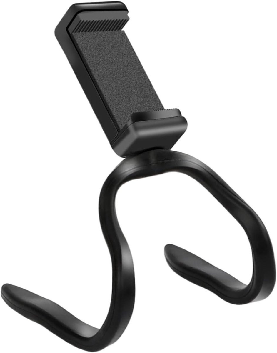 Telefoonhouder Fiets - Smartphone Steun - Sporten Thuis - 360 Graden Rotatie - 5.5-8.5 cm Breed - Zwart