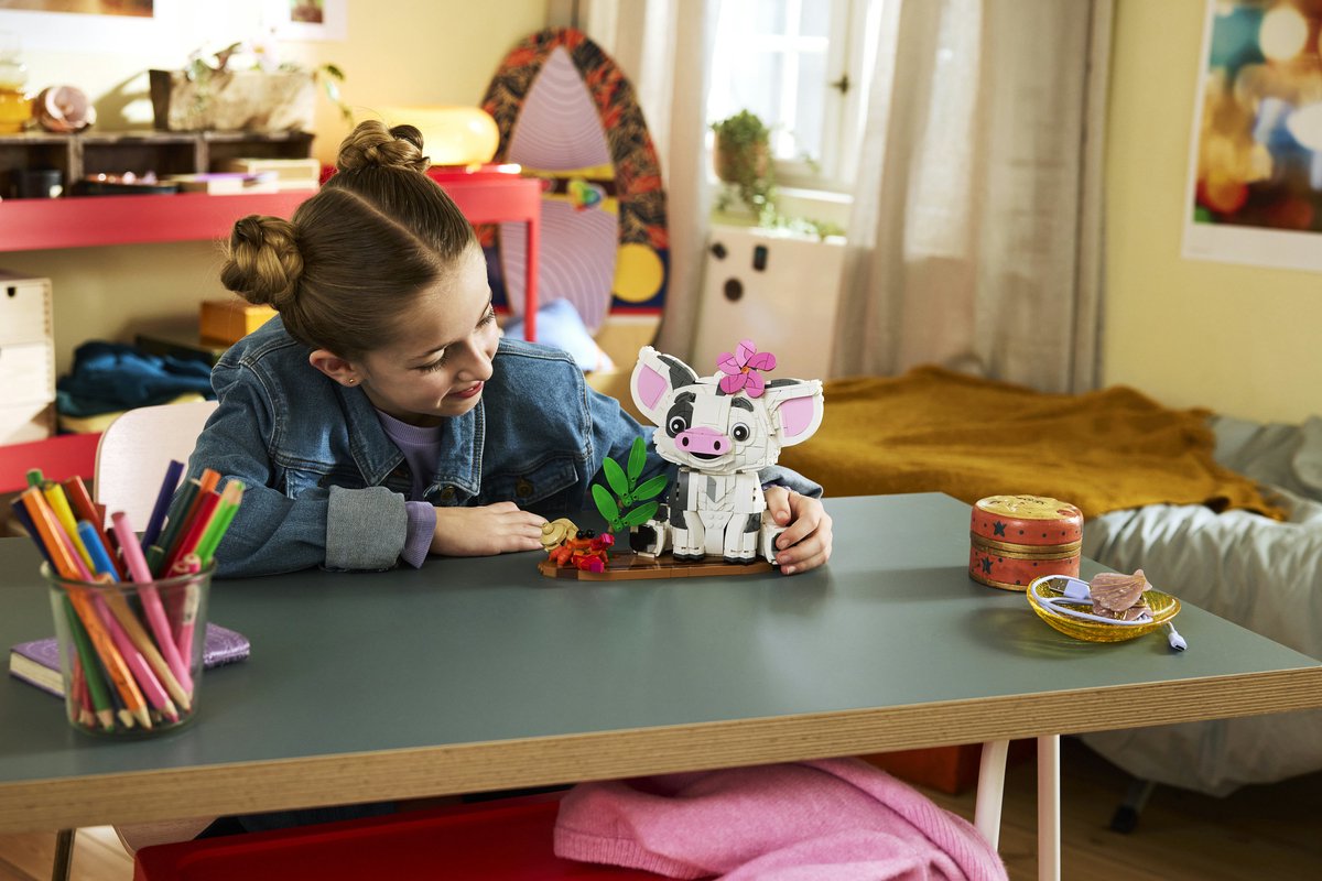 LEGO ǀ Disney Vaiana Pua Bouwbaar Dieren Speelgoed voor Kinderen en Decoratie 43292 — afbeelding 9