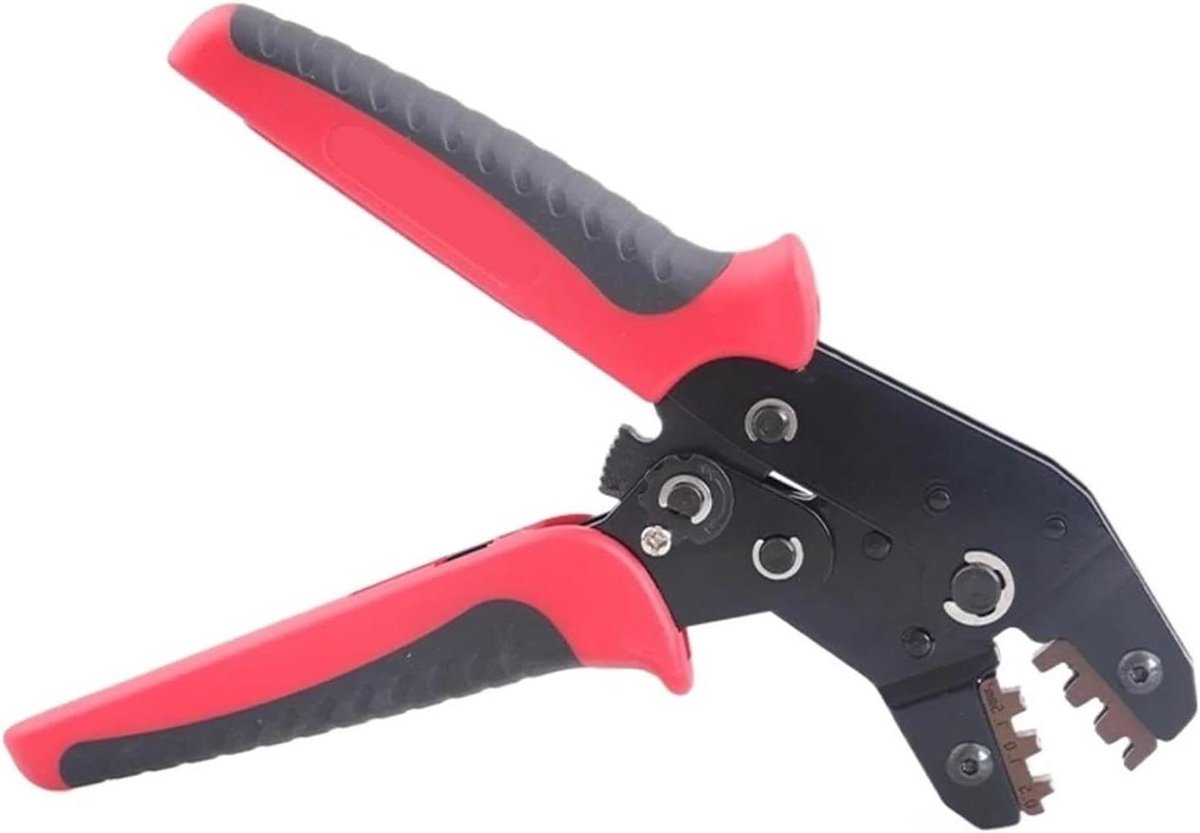 Krimpgereedschap Tang - Elektrisch Gereedschap - Kabel Verbindingen - Verstelbare Krimpkracht - 48B - Zwart
