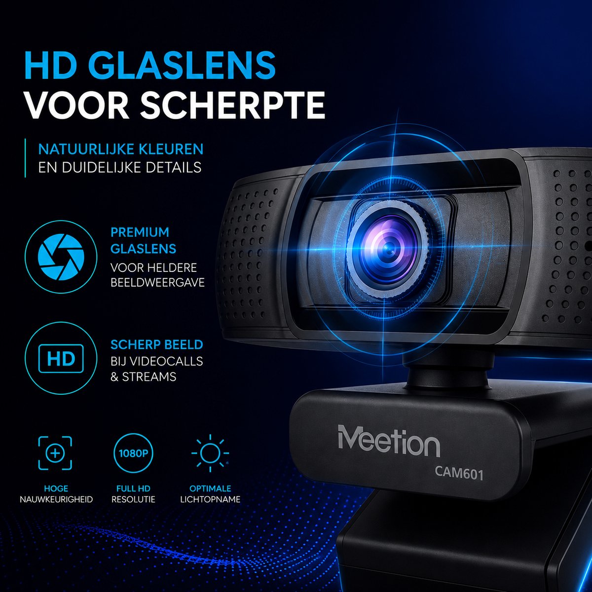 Meetion CAM601 - Webcam - Full HD 1080P thumbnail 6