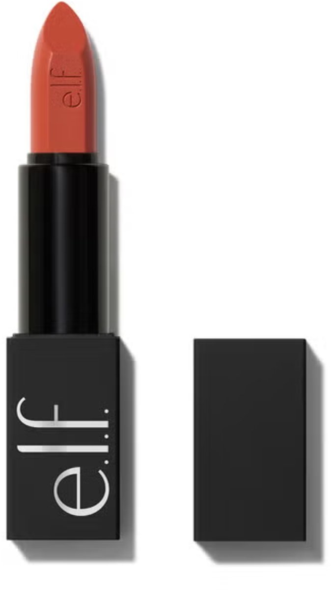e.l.f. O Face Satin Lipstick - Vocal (Terracotta Rose) - Hoge Pigmentatie - 3,8 g