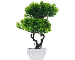 ifundom Artificial Flower Pine Plants in Pot Fake Bonsai Pine Tree Simulation Bonsai Pine Tree Bonzie Tree Pine Tree Bonsai Fake Indoor Plants Bonsai Tree Japanese Indoor Office Shrub Plastic