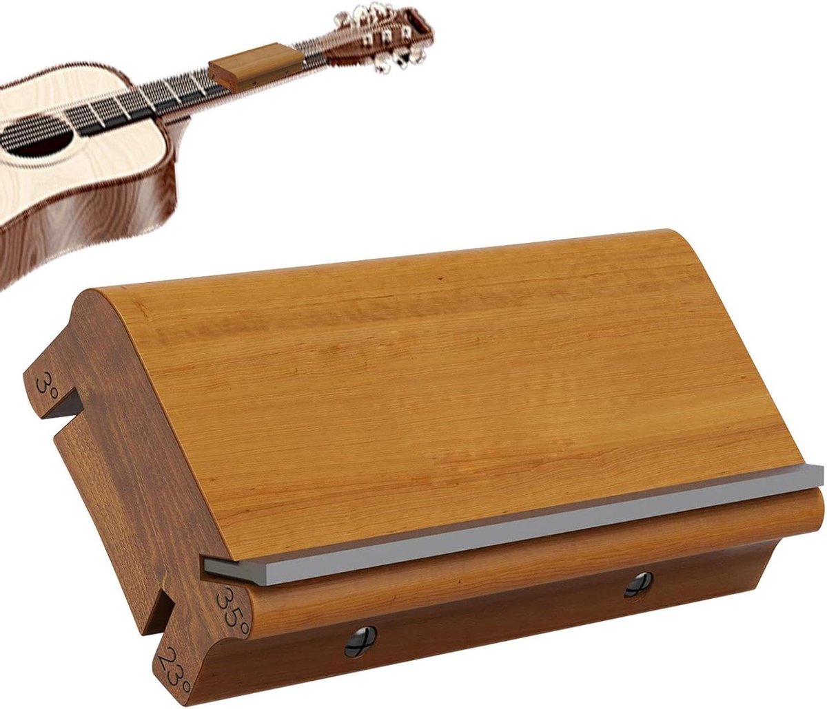 Gitaar Fret Vijl - Fret Trim Tool - Fret Eindjes Bewerken - Vier Hoekopties - 18.6 x 10.2 cm