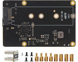 SSD Uitbreidingsbord – NVMe Adapter – Opslag Uitbreiden – USB 3.0 Snelheid – Tot 4TB – Zwart
