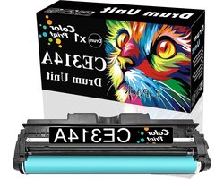 Drum Unit - Printer Onderdeel - Zwart Printen - Hoog Pagina-rendement - 14.300 Pagina's - Zwart