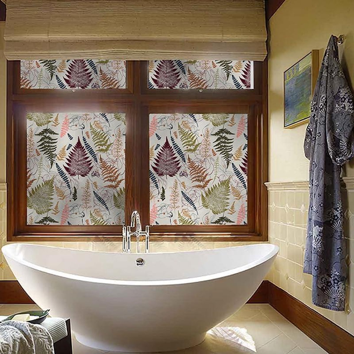 Raamfolie Privacy - Decoratief Glasfolie - Ruimte Afschermen - Statische Hechting - 44x100