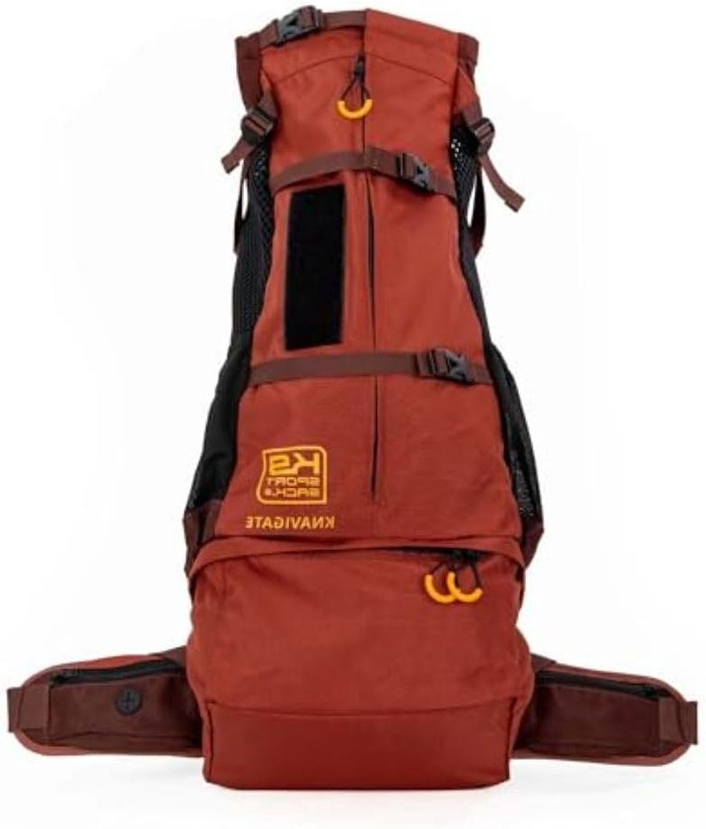 Honden Rugdrager - Hondenrugzak - Avontuur met Hond - Intern Frame - 17-19 Inch Ruglengte - Duin