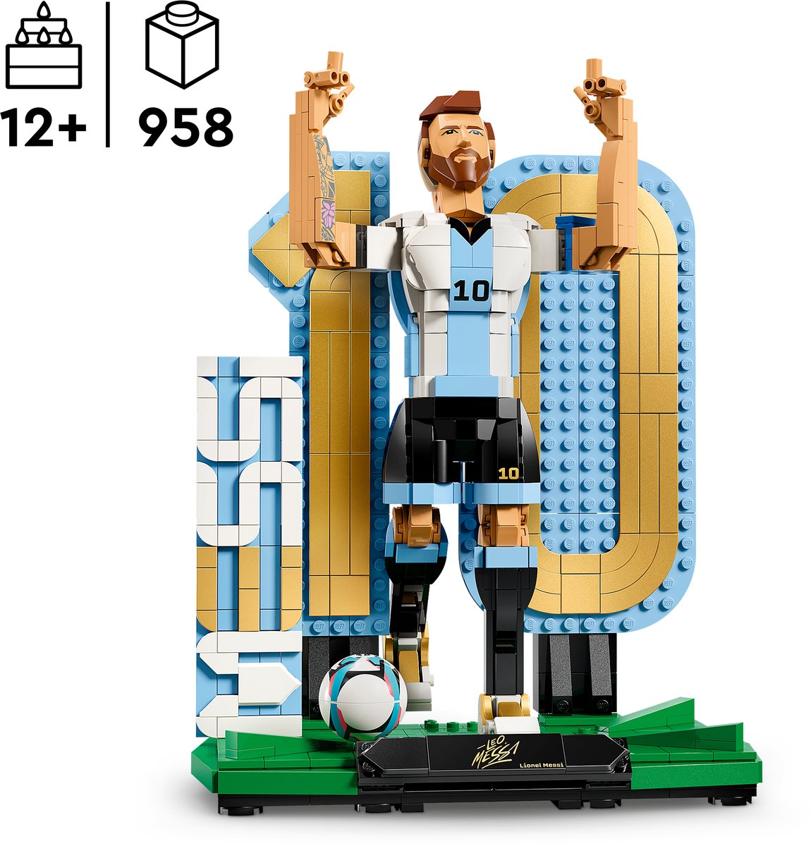 LEGO Editions Lionel Messi – Voetballegende Voetbal Speelgoed voor Kinderen - 43015 – foto 7