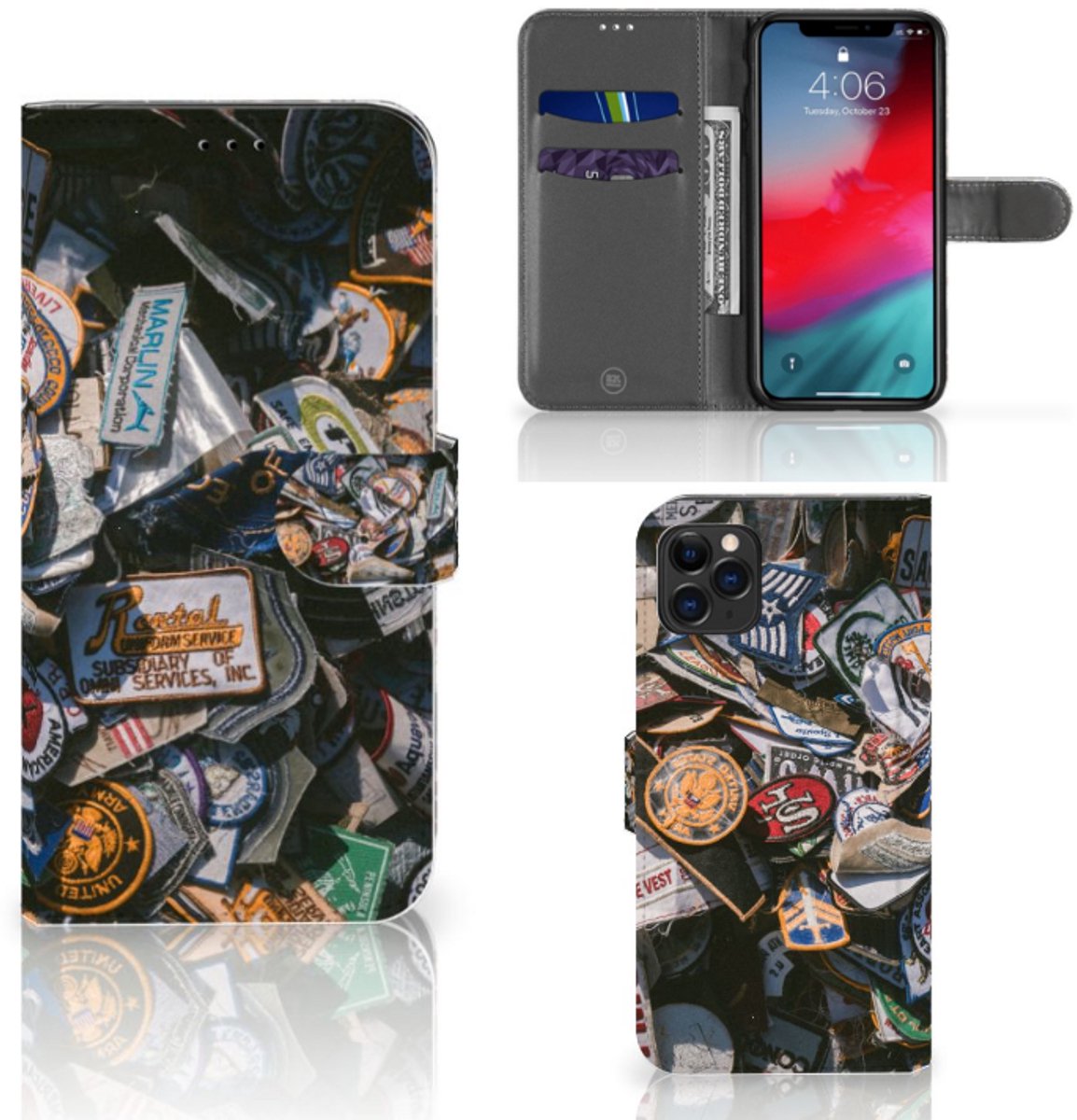 Apple iPhone 11 Pro Max Telefoonhoesje met foto Badges