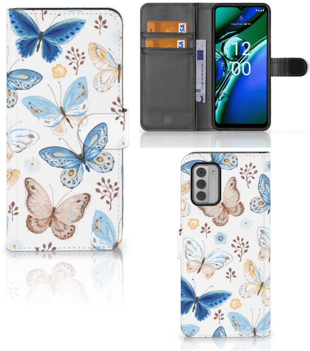 Telefoonhoesje met Pasjes voor Nokia G42 Vlinder