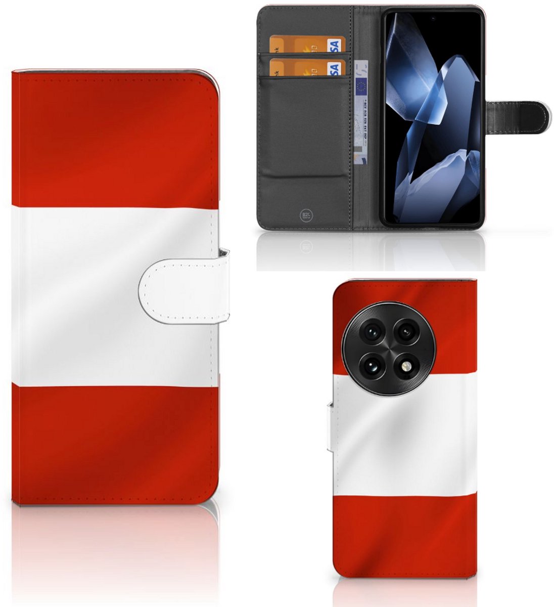 OnePlus 13 Bookstyle Case Oostenrijk