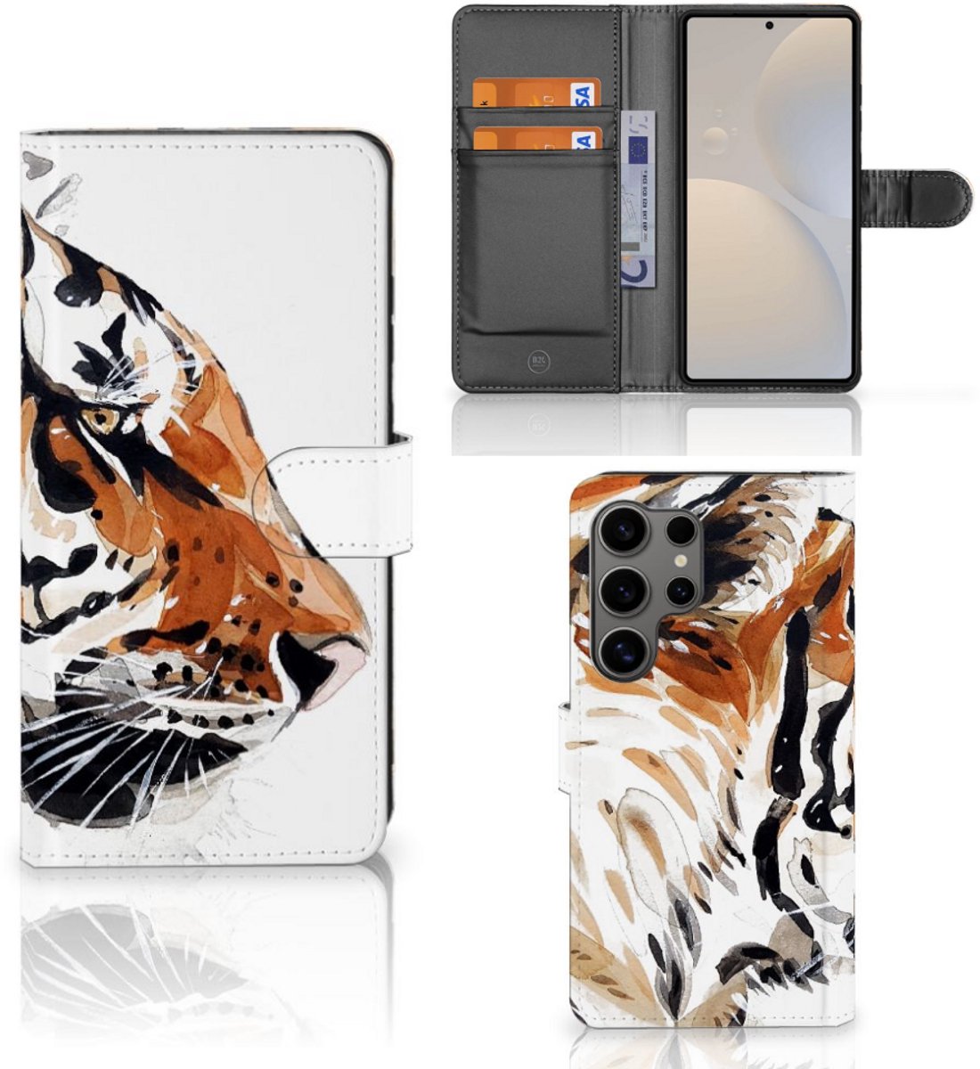 Hoesje Samsung Galaxy S25 Ultra Watercolor Tiger