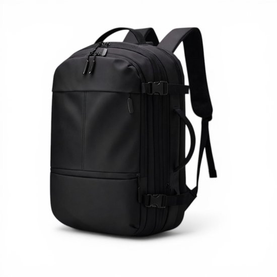 Rugzak 60L - Reistas Backpack met Laptopvak 17 inch - Waterdicht - USB - Weekender - Zwart