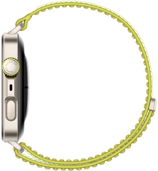 HUAWEI WATCH FIT 4 Pro - Groen geweven horlogeband | Ultra slank design | ECG Functie | Geavanceerde sportmodi | Tot 10 dagen batterijduur | Compatible met iOS & Android