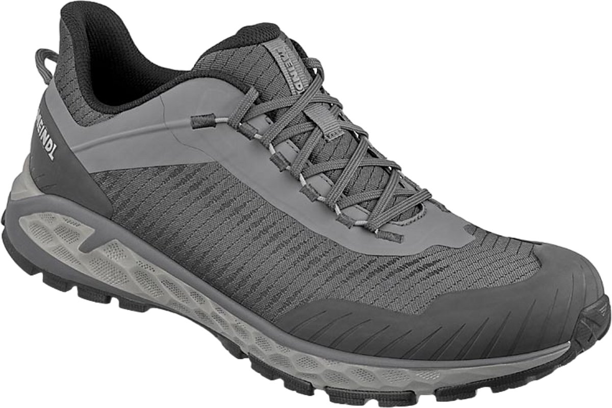 Meindl POWER WALKER 4.2 CLIMA M (59) 9,5 - Heren waterdichte lage wandelschoenen - Graphit Schwarz