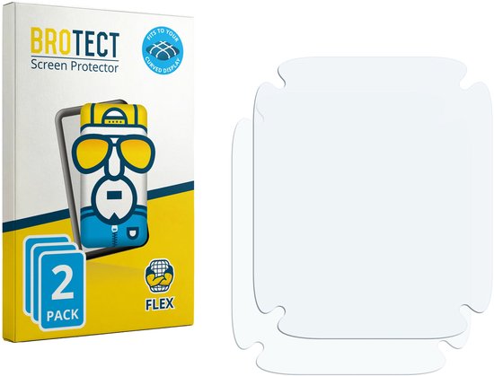 BROTECT - Protection d'écran pour Apple Watch Series 6 / SE (44 mm) - Film de protection transparent à couverture complète - (2 pièces)