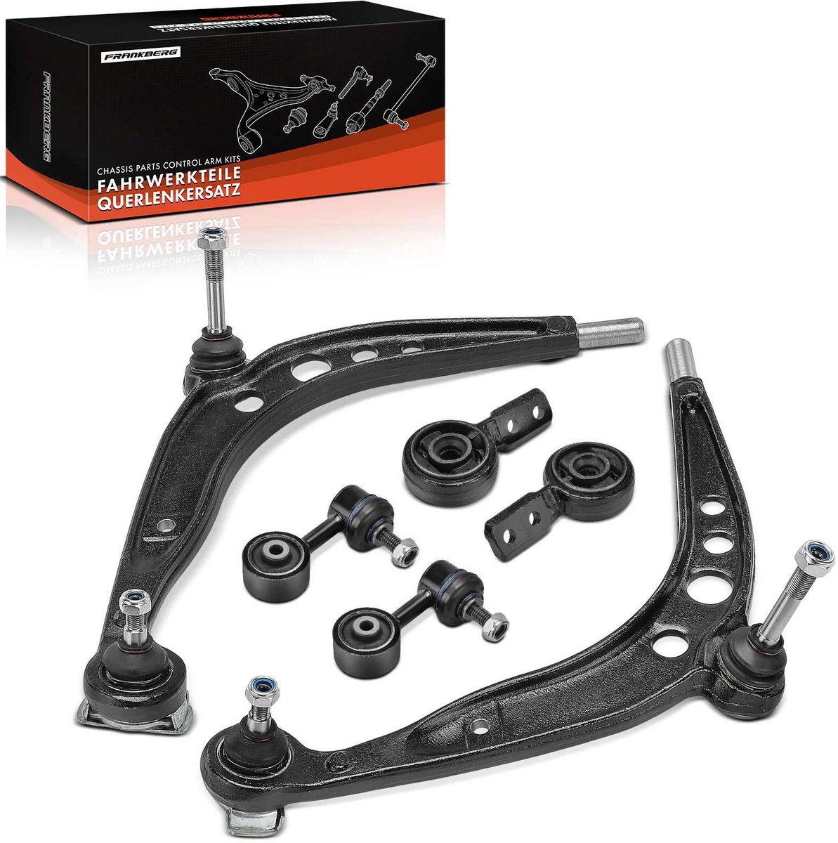 Frankberg 6-delig Draagarm Set Vooras voor BMW 3er Cabrio Touring E30