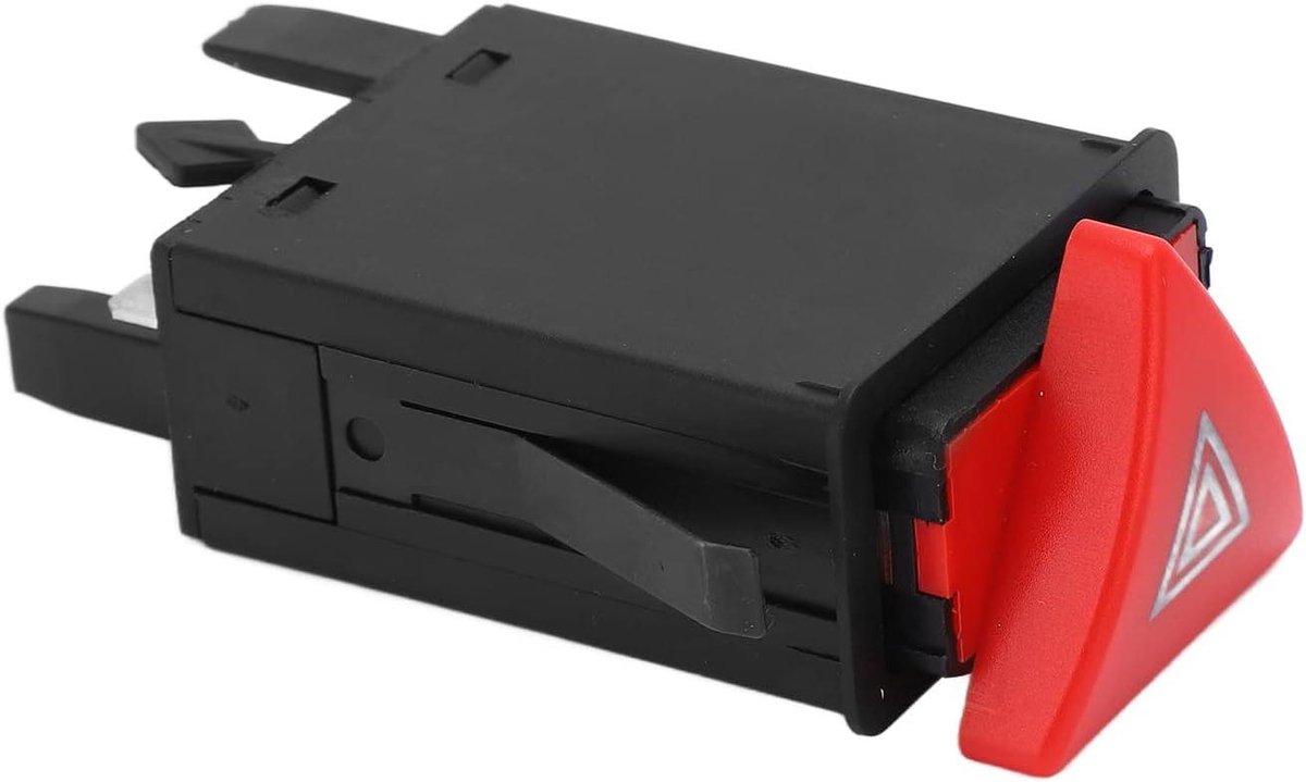 Alarmlichtschakelaar - Gevarenwaarschuwing Noodlicht - Direct Vervangen - Precisie Vervaardigd - 10 x 4.9 x 3.3 cm - Populaire Kleur